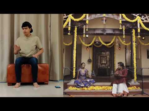 V Shivapriya & BR Somashekar Jois l Konnakol Duet -- Hands & Lap Cover by M