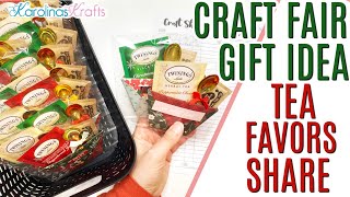 Christmas Craft Fair Ideas Tutorials 2025 Tea Favors Gift Idea Tea Lover Gift Idea Stocking Stuffer
