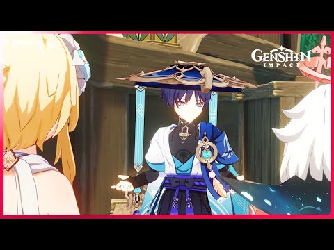 Hat Guy Scene | A parade of providence Act 1 | Genshin Impact Event