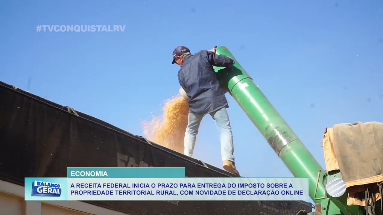 A Receita Federal inicia o prazo para entrega do imposto sobre a propriedade territorial rural, com novidade de declaração online