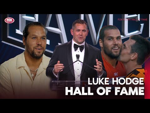 ‘Probably a good moment for Hodgey’ Buddy’s perfect tribute to old mate 😍 Luke Hodge full speech 🟤🟡