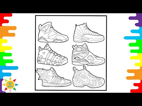 Nike Air Max Coloring Page|Sport Shoes Coloring Page|Jim Yosef - Firefly [NCS Release]
