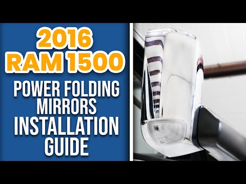 2013-18 RAM 1500 - Factory Power Folding Mirrors Install - The Build S3E15 - Infotainment.com
