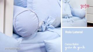 Kit Cama Babá Ursinho Travesso Azul | Ref: 54436