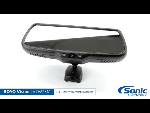 Rear View Mirror Monitor with Built-In WIFI Miracast-video