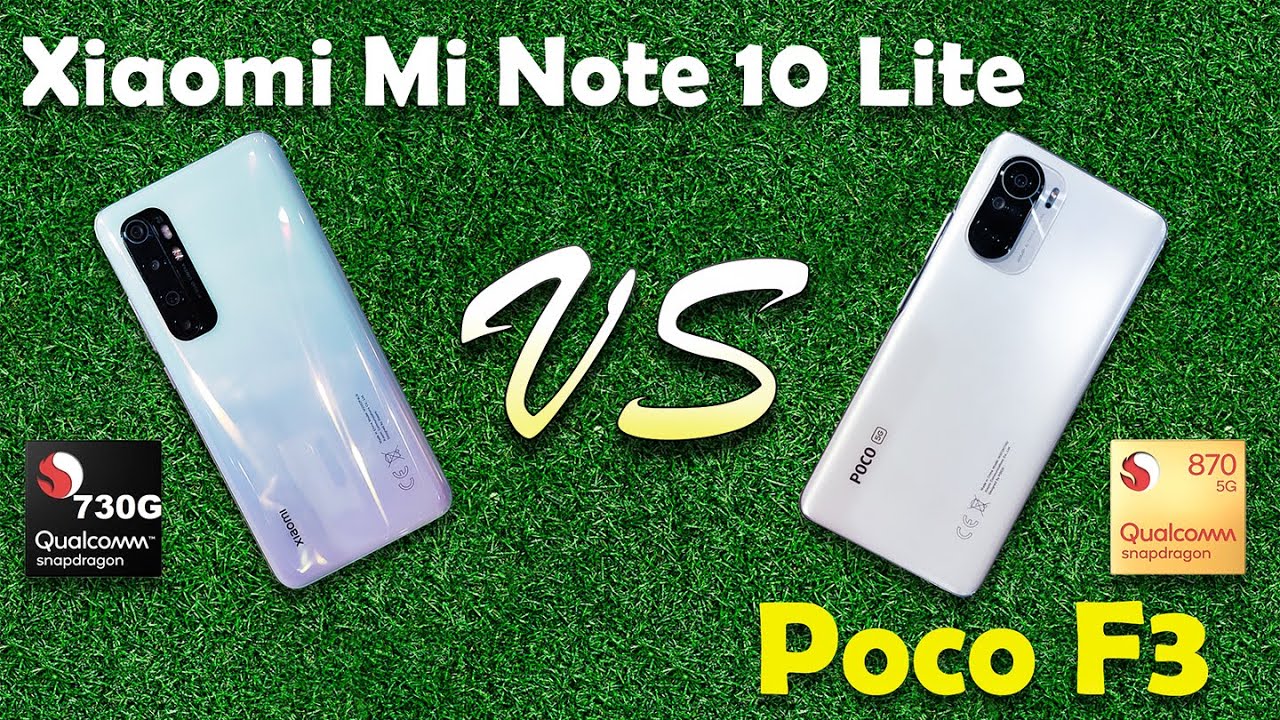 Poco F3 vs Xiaomi Mi Note 10 Lite I Speed Test