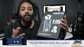 Video thumbnail for Zoom H6 6 track portable digital recorder review for American Musical by SoundsAndGear