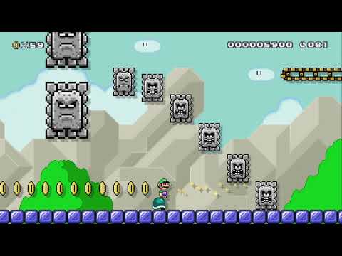 全自動メット   Automatic Buzzy Beetle by yuyujiteki - Super Mario Maker 2 - No Commentary 1bu