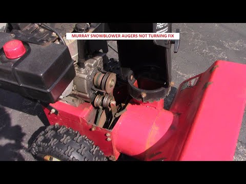 Murray snow blower auger belt replacement
