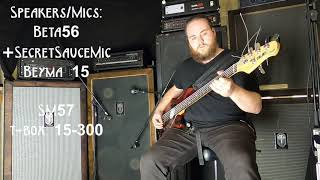 Video thumbnail for Cosmic Terror 4x15 Hasheeshian Cab + Sunn Coliseum 300 + 5-string Bass tuned to  A by Cosmic Terror