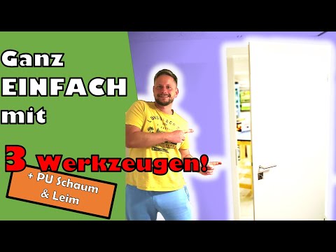 ZIMMERTÜR mit TÜRZARGE selber einbauen? Warum nicht!