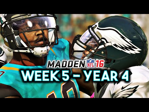 Madden 16 Jaguars Connected Franchise Year 4 - Week 5 vs Eagles | Ep.71
