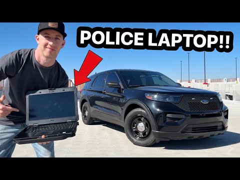 My Ex-Police Car Gets a Computer!!
