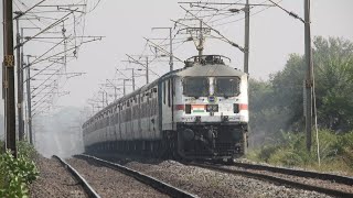 preview picture of video 'superb honking wap 5 durg jaipur+wap 4 puri-surat+erode wap 4 bsp-ernakulam+antyodaya+Jan-shatabdi'