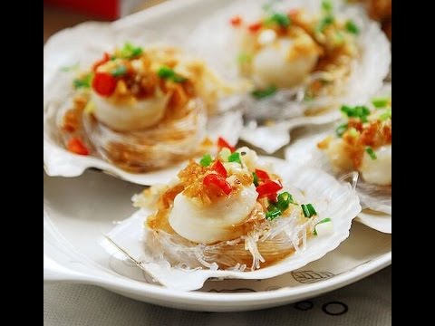 Garlic Vermicelli Steamed Scallops