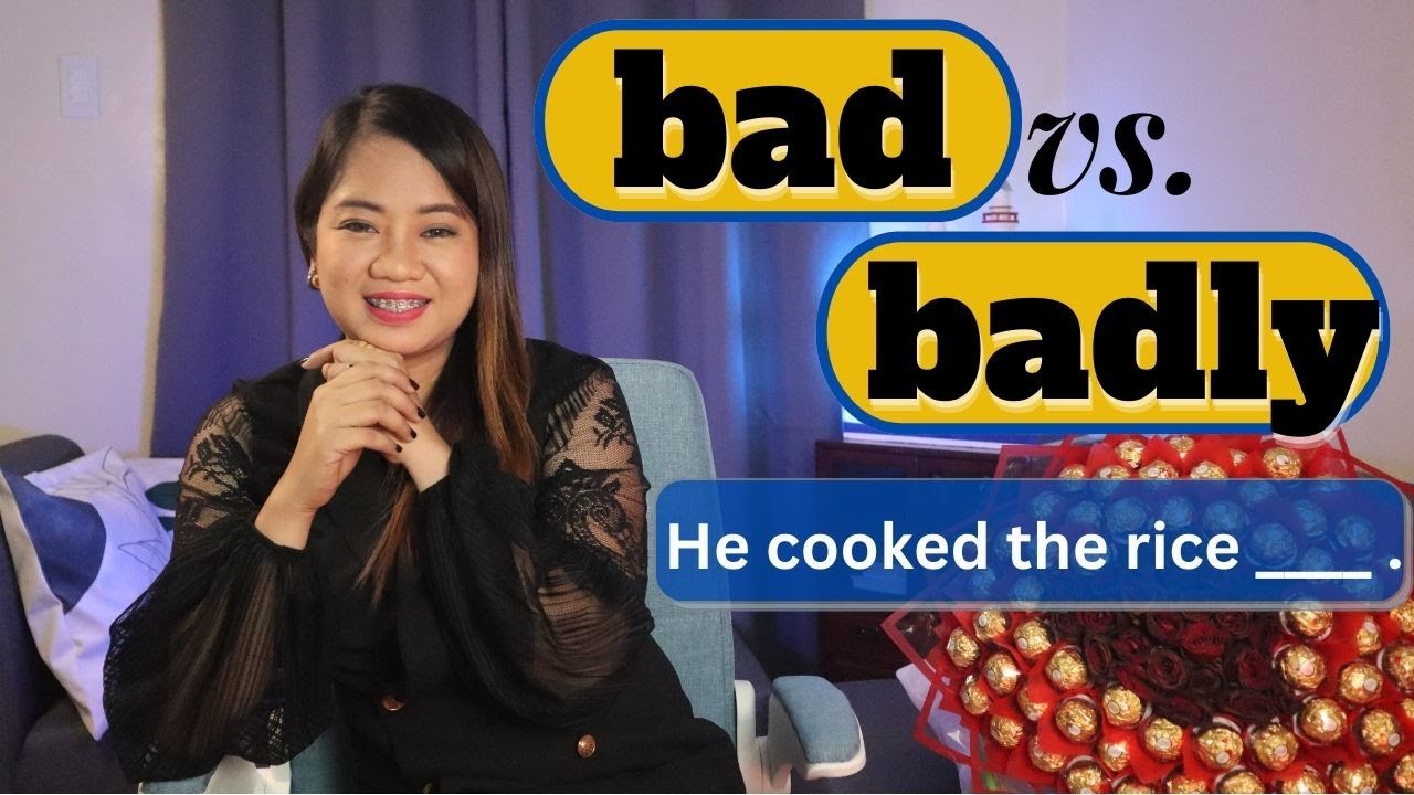 Bad vs. Badly | Adjective and Adverb | Charlene's TV