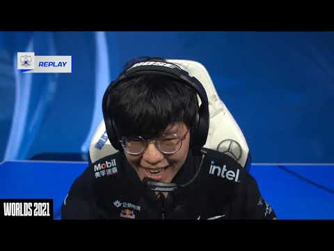 EDG players laughing after winning teamfight vs GEN G