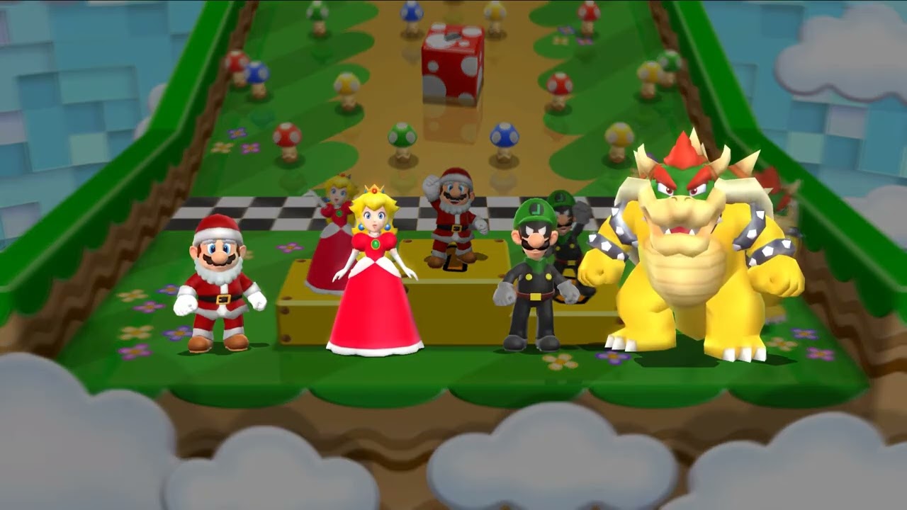 Série Mario Party - Todos os minijogos da sorte que Mario vencer (dificuldade Master)