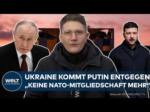 Video Thumbnail: PUTINS KRIEG: NATO-Mitgliedschaft scheint vom Tisch – Ukraine kommt Russland entgegen