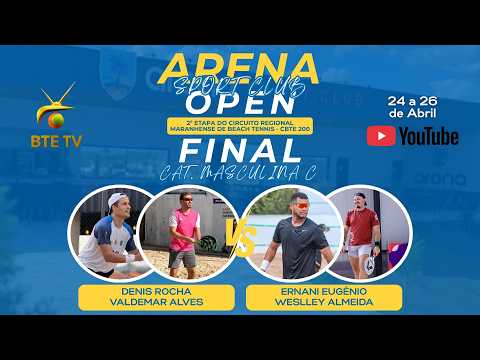 FINAL CAT MASCULINA C: ERNANI EUGÊNIO / WESLLEY ALMEIDA X DENIS ROCHA / VALDEMAR ALVES