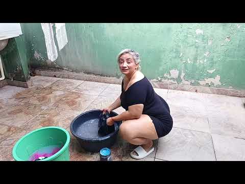 cute washing clothes again.