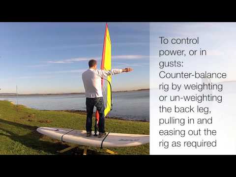 Sailing Position - RYA Training - Learn to Windsurf - Windsurfing Techniques