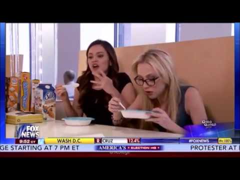 03-12-16 Kat Timpf on The Greg Gutfeld Show - Millennials Cereal Eating Investigation