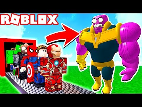 ПРОТИВ ТАНОСА ПОСТРОИЛ КОРПОРАЦИЮ СУПЕРГЕРОЕВ! Roblox
