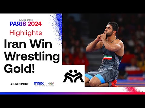 Wrestling: Iran's Mohammadhadi Saravi wins men's Greco-Roman 97kg title 🇮🇷 | #Paris2024