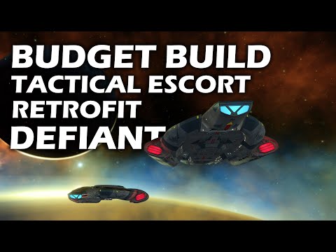 Defiant T5 Budget Build Tactical Escort Retrofit Phaser Scatter Volley - Star Trek Online