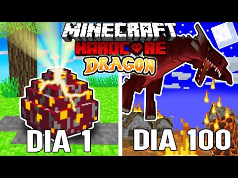 Surviving 100 Days as a DRAGON in Minecraft?!