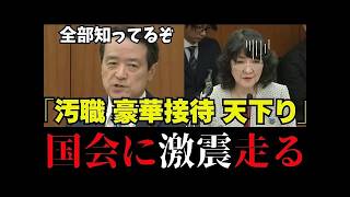 【財務省の闇】ノーパンしゃぶしゃぶ !?財務省の天敵登場、政府が隠したい真実を片山大臣に暴露する伝説の国会【江田憲司/自民党/片山さつき/高市内閣/大蔵省/選挙ドットコム/今野忍】