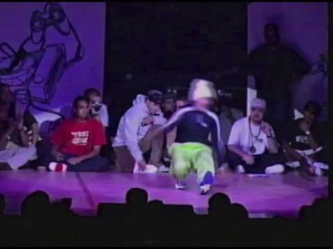 TUFF TIM TWIST - Solos round - UK Breakdance Championships 1998