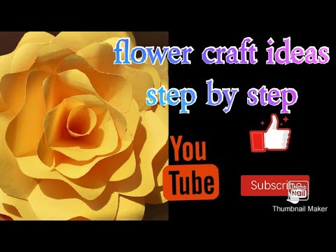 Flower craft ideas step by step 🤩.        #sasmitatripathy