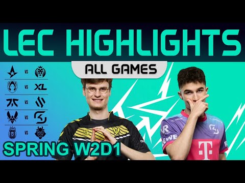 LEC Highlights Week2 Day1 LEC Spring 2023 All Games By Onivia