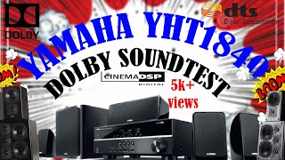 Yamaha YHT-1840HOMETHEATRE SOUNDTEST|YHT1840|UNBOXING AND TESTING [HD]|SPEAKER SETTINGS