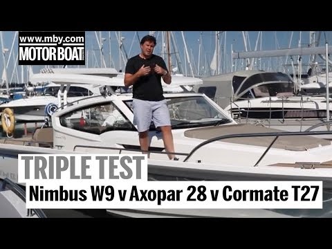 Nimbus W9 v Axopar 28 v Cormate T27 | Head-to-head | Motor Boat & Yachting