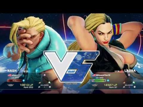 SFV - otter- (Nash) Vs Mikeand1ke12 (Laura)