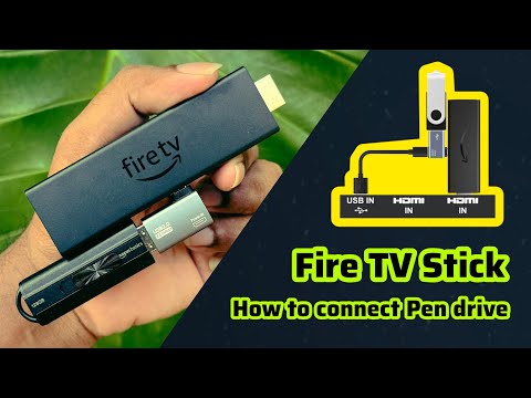 How to connect Pen drive Amazon Fire TV Stick | Micro to USB Adapter OTG Cable Adapter