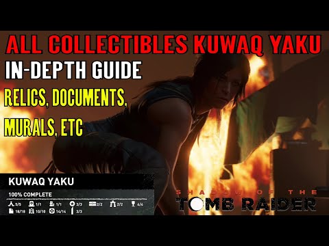 Shadow of the Tomb Raider 🏹 All Collectibles Kuwaq Yaku 🏹 (Relics, Documents, Murals, etc) Video