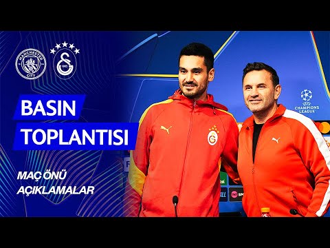 🔴 Teknik direktörümüz Okan Buruk ile İlkay Gündoğan’ın, #MCIvGS maçı öncesi basın toplantısı