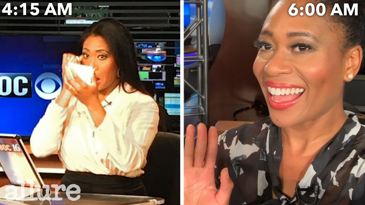 A News Anchor's Entire Routine, from Waking Up to Getting On Camera Allure