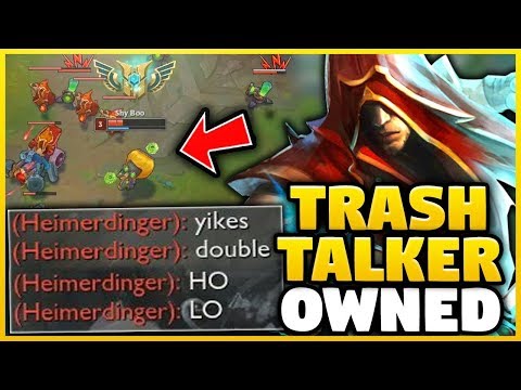 THIS GUY TRASH TALKED ME ALL GAME JUST TO GET SMACKED BY MY LEE | Lee Sin Mid - League of Legends