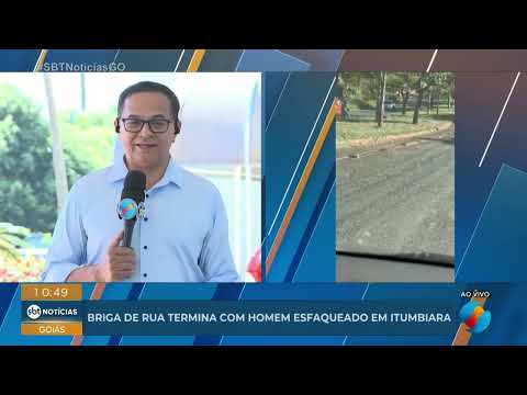 Homem é esfaqueado durante briga de rua em Itumbiara