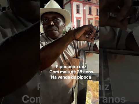 Pipoqueiro de Tracunhaem Pernambuco com mais de 25 anos de venda de pipoca