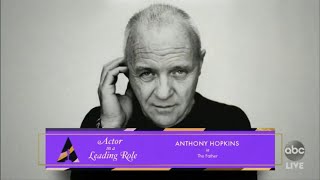 Oscars 2021 | Best Actor _ Anthony Hopkins – The Father as Anthony.