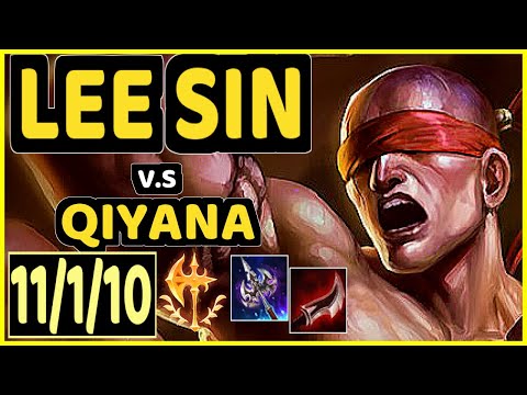 SKEANZ (LEE SIN) vs QIYANA - 11/1/10 KDA JUNGLE GAMEPLAY - EUW Ranked DIAMOND