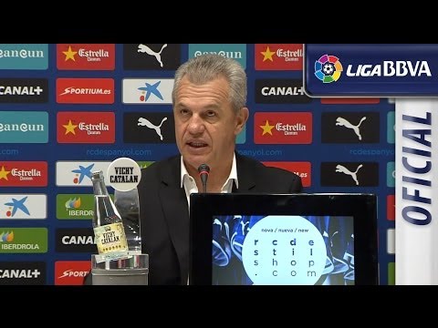 Rueda de Prensa | Press conference de Aguirre tras el RCD Espanyol (3-1) Elche CF - HD