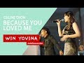 BECAUSE YOU LOVED ME CELINE DION WIN YOVINA LIVESESSION AT GRAND ASTON HOTEL