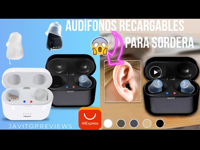 Vídeo relacionado con Audífonos Discretos Recargables para Adultos y Mayores, Cómodas Almohadillas - Sonido Claro y Natural, Hasta 56 Horas de Autonomía, Estuche de Carga USB-C. Perfectos para Escuchar con Normalidad